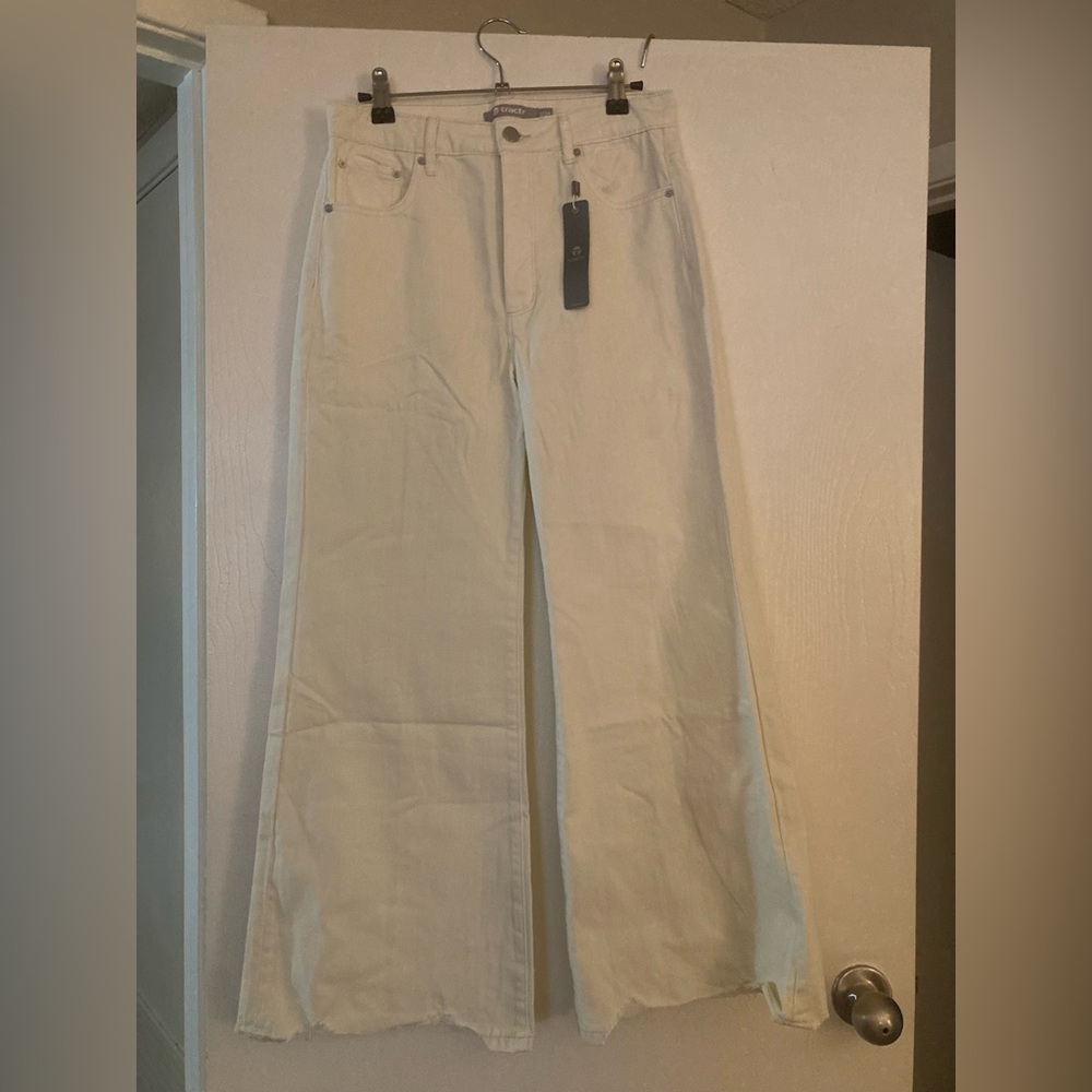 Women's Cream Jeans Tractr